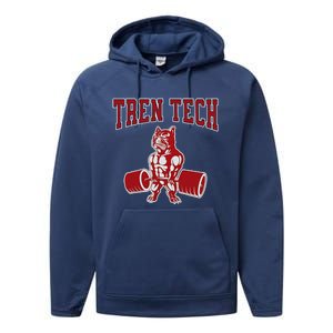 Tren Tech Gym Bodybuilding Performance Fleece Hoodie