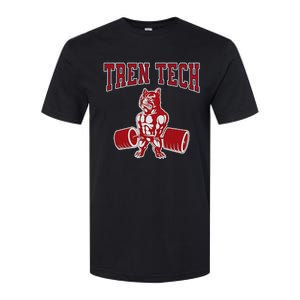 Tren Tech Gym Bodybuilding Softstyle CVC T-Shirt