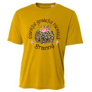 Thanksgiving Thankful Grateful Blessed Granny Granny Gift Funny Gift Cooling Performance Crew T-Shirt