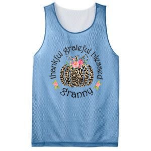 Thanksgiving Thankful Grateful Blessed Granny Granny Gift Funny Gift Mesh Reversible Basketball Jersey Tank