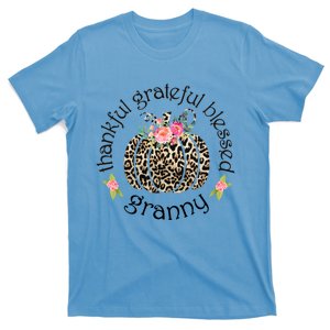 Thanksgiving Thankful Grateful Blessed Granny Granny Gift Funny Gift T-Shirt