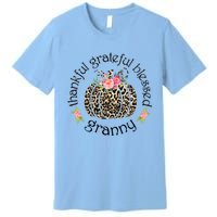 Thanksgiving Thankful Grateful Blessed Granny Granny Gift Funny Gift Premium T-Shirt