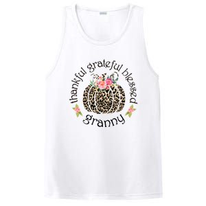 Thanksgiving Thankful Grateful Blessed Granny Granny Gift Funny Gift PosiCharge Competitor Tank