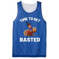 Time To Get Basted Funny Thanksgiving Nice Thanksgiving Gift Mesh Reversible Basketball Jersey Tank