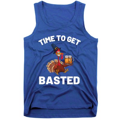 Time To Get Basted Funny Thanksgiving Nice Thanksgiving Gift Tank Top