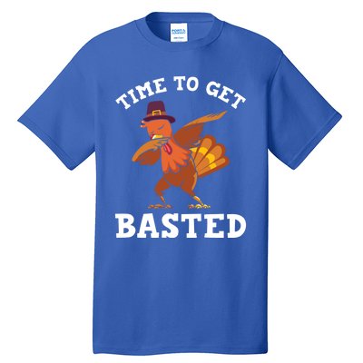 Time To Get Basted Funny Turkey Thanksgiving Great Gift Tall T-Shirt