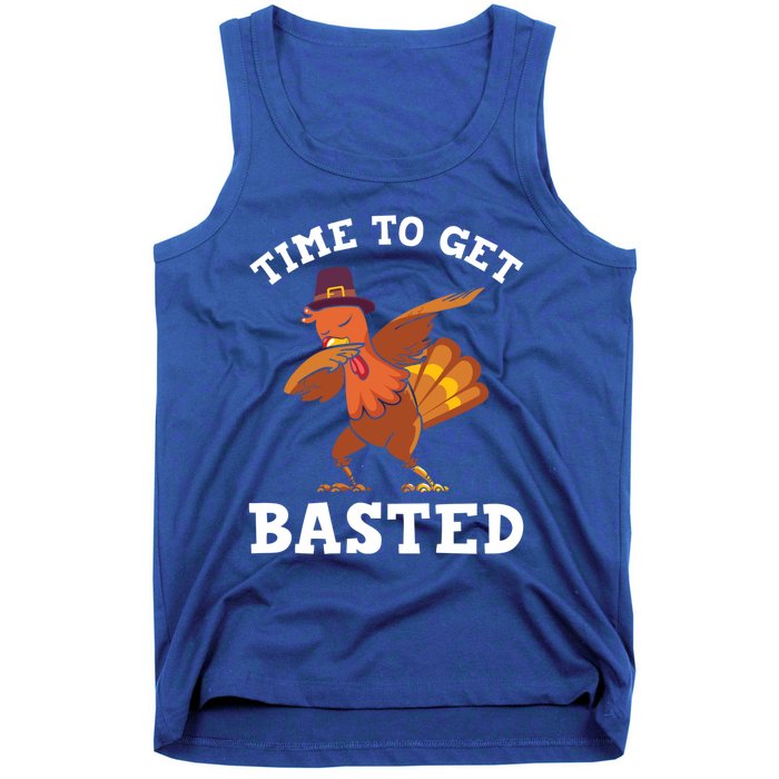 Time To Get Basted Funny Turkey Thanksgiving Great Gift Tank Top