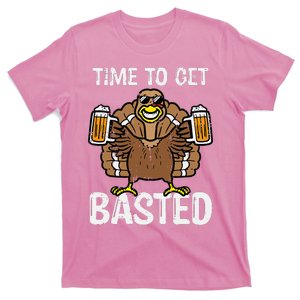 Time To Get Basted Funny Thanksgiving Turkey Day T-Shirt