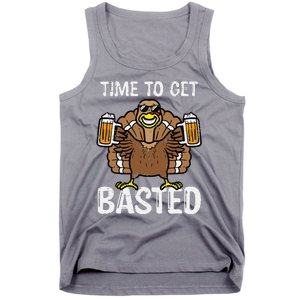 Time To Get Basted Funny Thanksgiving Turkey Day Tank Top