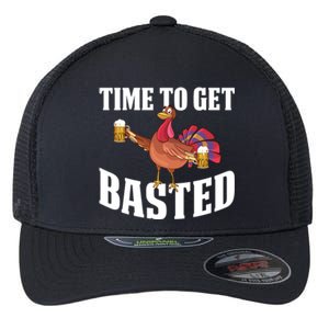 Time To Get Basted Gift Flexfit Unipanel Trucker Cap