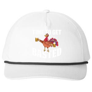 Time To Get Basted Gift Snapback Five-Panel Rope Hat