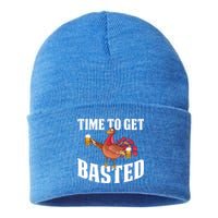 Time To Get Basted Gift Sustainable Knit Beanie