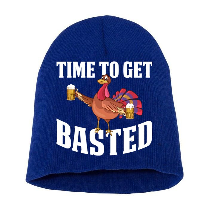 Time To Get Basted Gift Short Acrylic Beanie