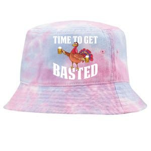 Time To Get Basted Gift Tie-Dyed Bucket Hat