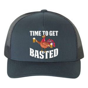 Time To Get Basted Gift Yupoong Adult 5-Panel Trucker Hat