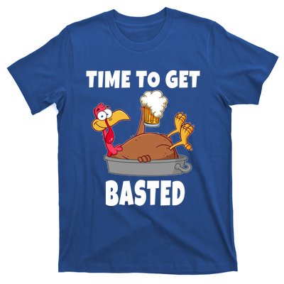 Time To Get Basted Thanksgiving Beer Turkey Gift For Great Gift T-Shirt