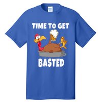 Time To Get Basted Thanksgiving Beer Turkey Gift For Great Gift Tall T-Shirt