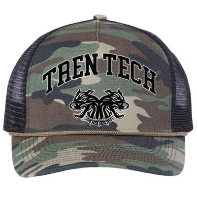 Tren Tech Gym Bodysuit Retro Rope Trucker Hat Cap