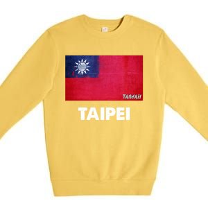 Taipei Taiwan Gift Premium Crewneck Sweatshirt