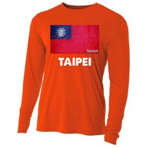 Taipei Taiwan Gift Cooling Performance Long Sleeve Crew