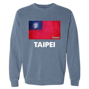 Taipei Taiwan Gift Garment-Dyed Sweatshirt