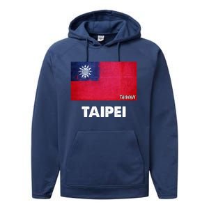 Taipei Taiwan Gift Performance Fleece Hoodie