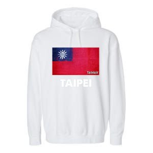 Taipei Taiwan Gift Garment-Dyed Fleece Hoodie