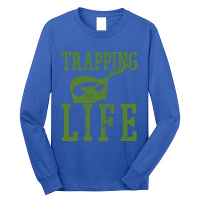 Trapper Trapping Hunting Life Vintage Cute Gift Long Sleeve Shirt