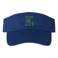 Trapper Trapping Hunting Life Vintage Cute Gift Valucap Bio-Washed Visor