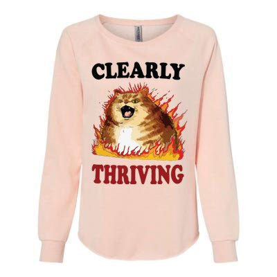 Thriving Womens California Wash Sweatshirt