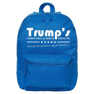 Trumps Town Hall And Disco Oaks Pa Nightclub Sign 16 in Basic Backpack