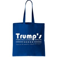 Trumps Town Hall And Disco Oaks Pa Nightclub Sign Tote Bag