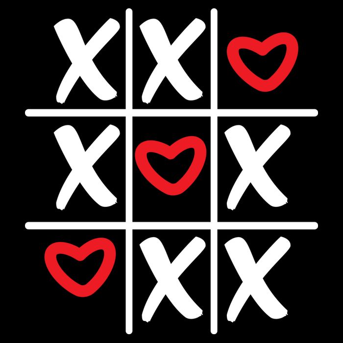 Tictac Toe Heart Valentines Day Gift City Backpack
