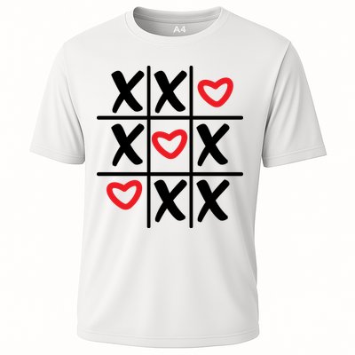 Tictac Toe Heart Valentines Day Gift Performance Shirt