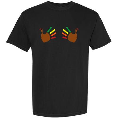 Thanksgiving Turkey Hands On Boobs Garment-Dyed Heavyweight T-Shirt