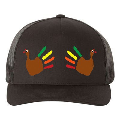 Thanksgiving Turkey Hands On Boobs Yupoong Adult 5-Panel Trucker Hat