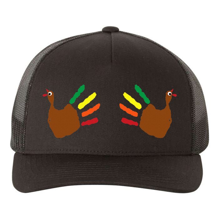 Thanksgiving Turkey Hands On Boobs Yupoong Adult 5-Panel Trucker Hat