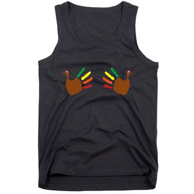 Thanksgiving Turkey Hands On Boobs Tank Top
