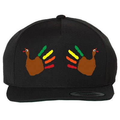 Thanksgiving Turkey Hands On Boobs Wool Snapback Cap