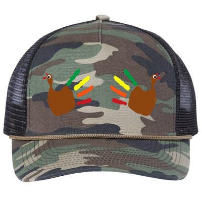 Thanksgiving Turkey Hands On Boobs Retro Rope Trucker Hat Cap