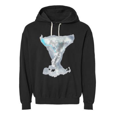 Tornado Twister Hurricane Stormchaser Storm Chaser Garment-Dyed Fleece Hoodie