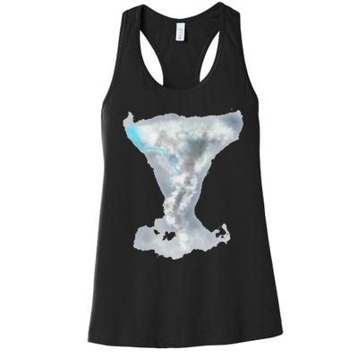 Tornado Twister Hurricane Stormchaser Storm Chaser Women's Racerback Tank