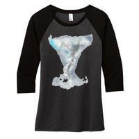 Tornado Twister Hurricane Stormchaser Storm Chaser Women's Tri-Blend 3/4-Sleeve Raglan Shirt