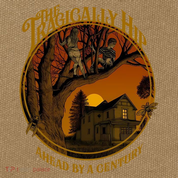 The Tragically Hip Ahead By A Century Cotton Canvas Backpack