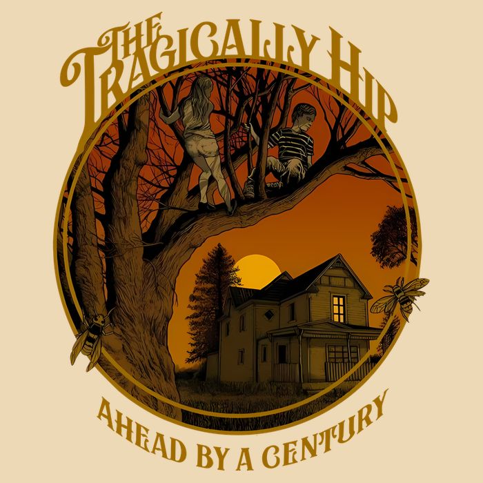 The Tragically Hip Ahead By A Century Drawstring Bag