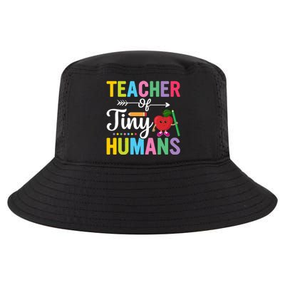 Teacher Tiny Human Back To School Appel Cool Comfort Performance Bucket Hat