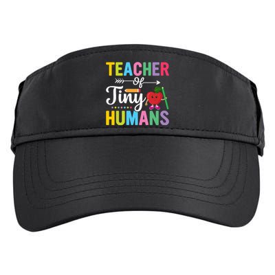 Teacher Tiny Human Back To School Appel Adult Drive Performance Visor