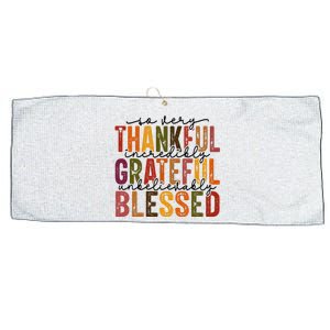 Thanksgiving Large Microfiber Waffle Golf Towel