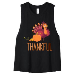 Thankful Women's Racerback Cropped Tank