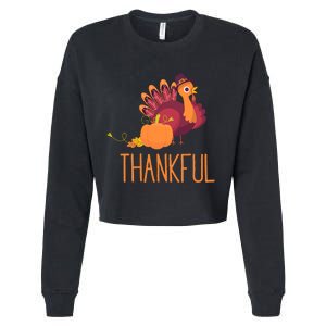 Thankful Cropped Pullover Crew